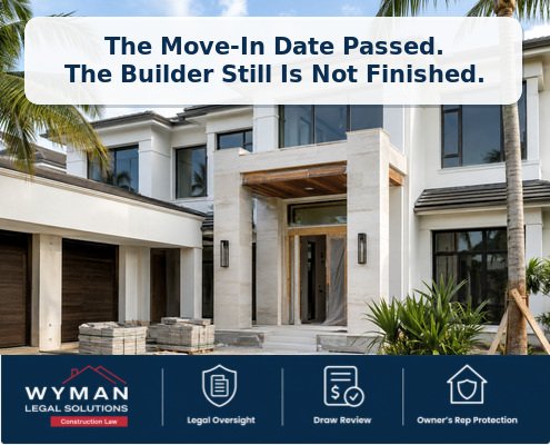 Builder missed move-in deadline